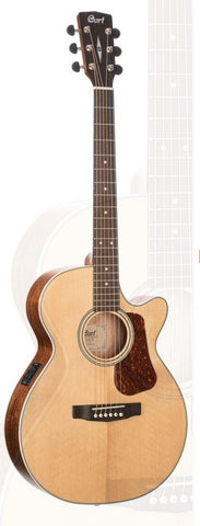 CORT ACOUSTIC/ELECTRIC GTR SOLID TOP W/FISHMAN
