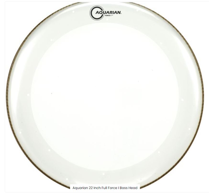 22 INCH DRUM HEAD BATTER FORCE 1 - Shearer's Music Works