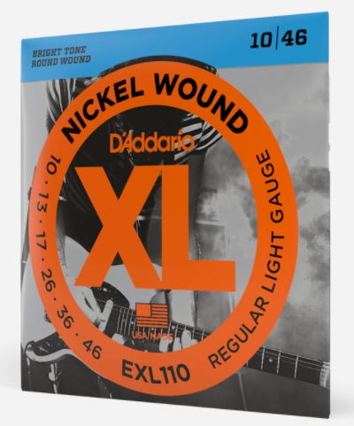 Daddario EXL110 Electric GTR String Set NW 10/46 Light