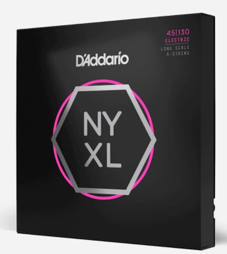 Daddario NYXL 45130 5 String Bass Set 45/130