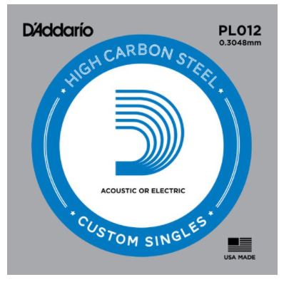 Daddario .012 Plain Single Guitar String
