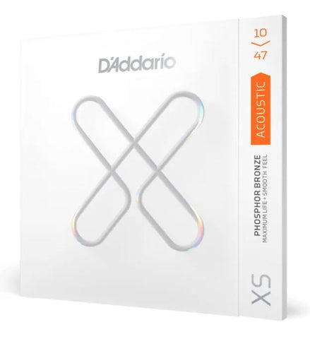 Daddario XS Maximum Life Coated Phospher Bronze 10-47 Strings