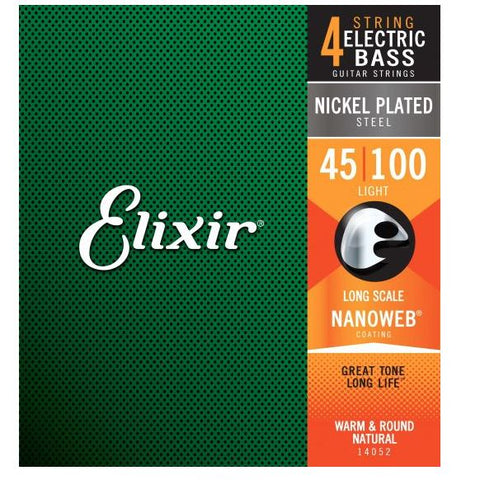 ELIXIR NICKEL WOUND BASS 4-STRING 45-100