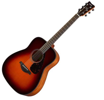 Guitar Folk Yamaha Brown Sunburst