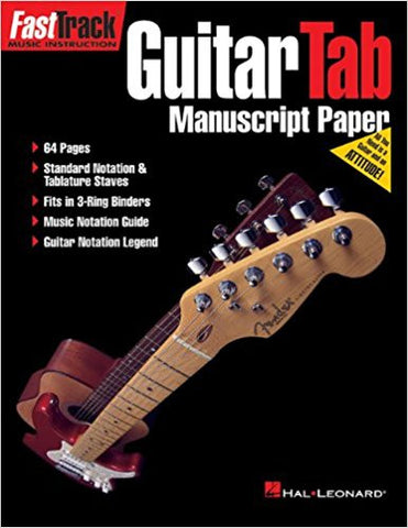 Fasttrack Guitar Tab Manuscript Paper
