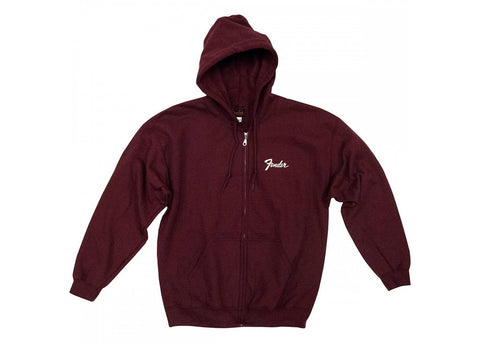 Fender Hoodie Maroon Med