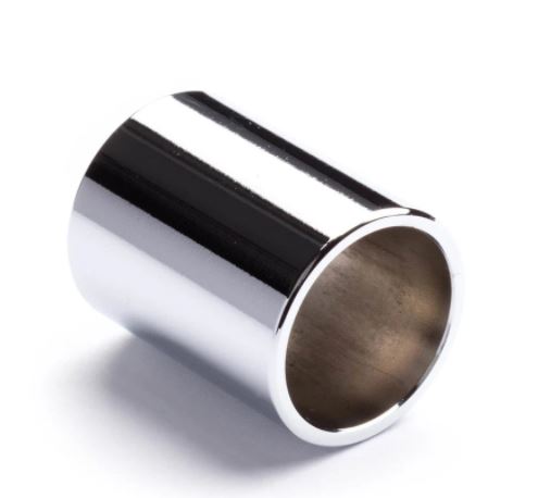 Chrome Steel Gtr Slide Med-Knuckle