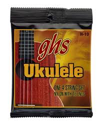 GHS Hawaian Soprano Uke- Black Nylon