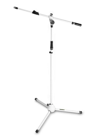 Gravity MS4322 Mic Stand Folding Base W/Boom - White