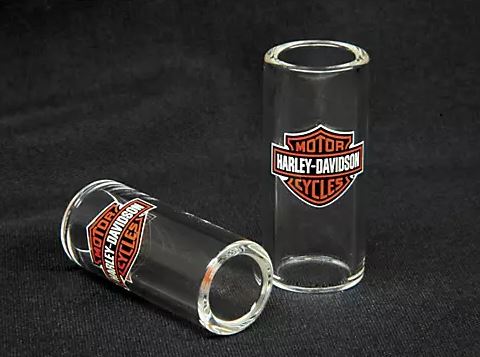 GUITAR SLIDE PYREX GLASS MEDIUM BAR & SHIELDS