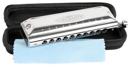 Cascha 10 MHole Chromatic Harmonica