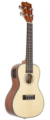 Kala Spruce Concert Uke w/electronics and case