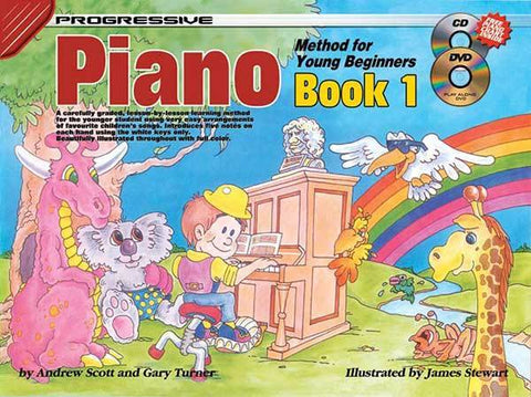 Progressive Piano Meth For Young Begin Bk 1 BK/O