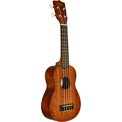 Kala KA-15S Soprano Ukulele Mahogany No Binding W/Bag