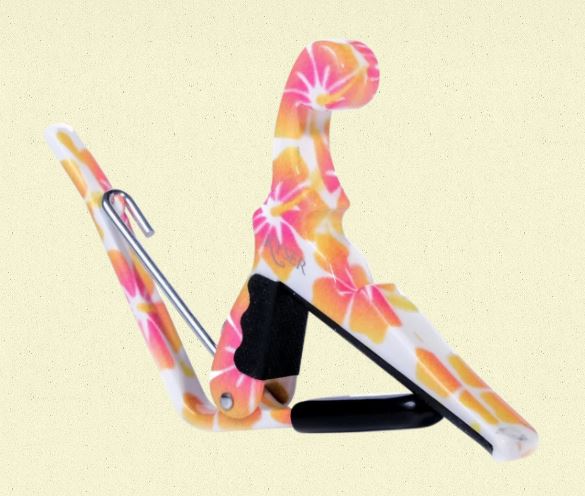 Kyser Kuph - Ukulele Capo Pastel Hibiscus