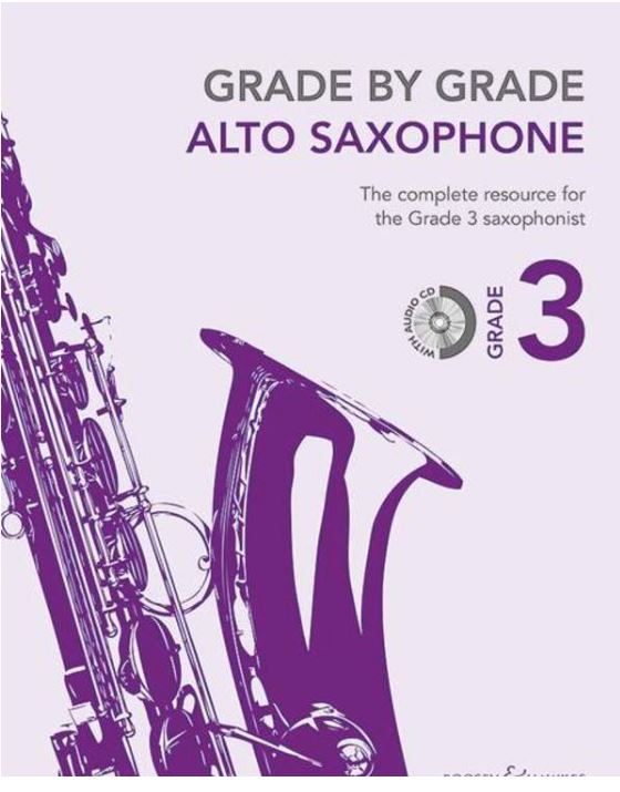 GRADE BY GRADE ALTO SAXOPHONE GR 3 BK/CD