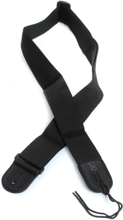 02 Inch Gtr Strap Cott/Poly Black - Shearer's Music Work
