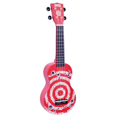Mahalo UKE.MD1TRD Soprano Ukulele Target Red