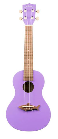 Makala Shark Concert Ukulele - Sea Urchin Purple