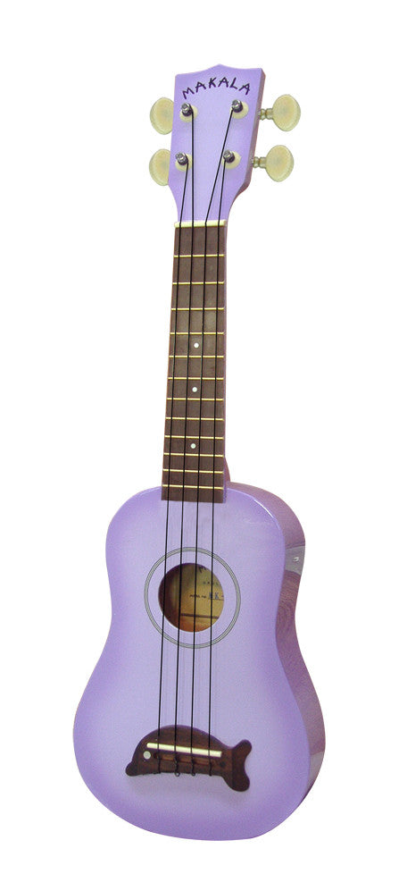 Makala Dolphin Makalas-Pub Soprano Purple Burst Ukulele W/Bag