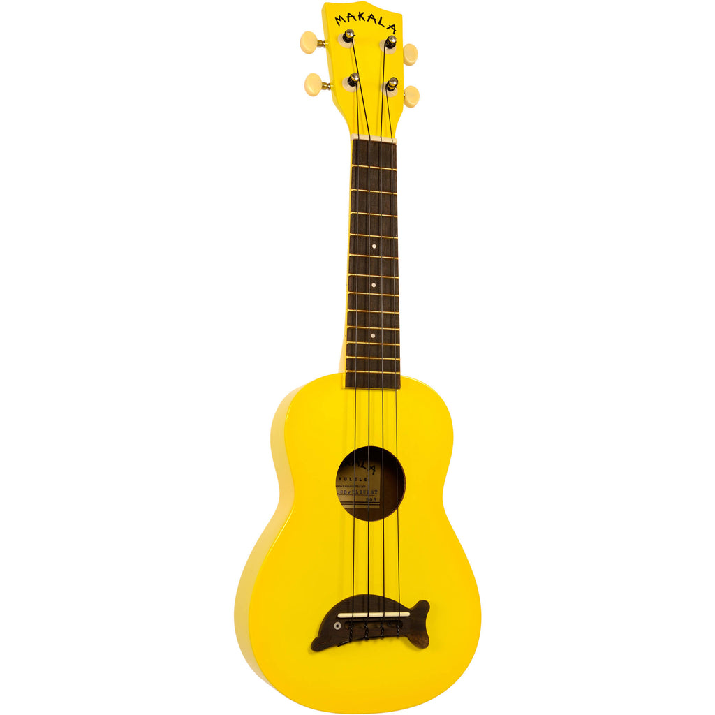 Makala Dolphin Makalas-Yb Soprano Yellow Burst Ukulele W/Bag