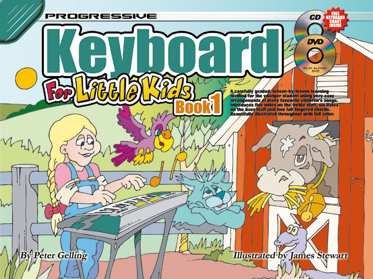 Progressive Keyboard Meth For Little Kids Bk1 Pa
