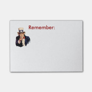 Remember Post It Notes