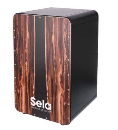 Sela Casela Black Series Cajon - Dark Nut