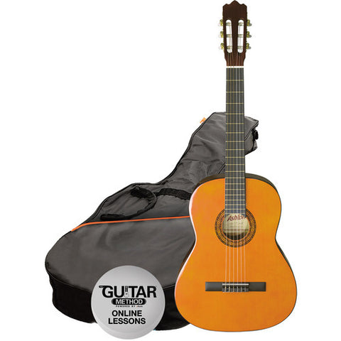 Ashton Spcg12Am 1/2 Size Classical Gtr Pack Amber