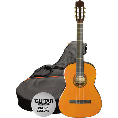 Ashton Spcg34Am 3/4 Size Classical Gtr Pack Amber