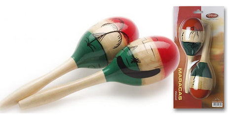 WOOD MARACAS-OVAL-26CM MEXICAN