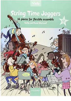 STRING TIME JOGGERS VIOLA BK/CD