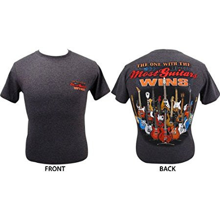 T-Shirt Most Guitars Wins Grey