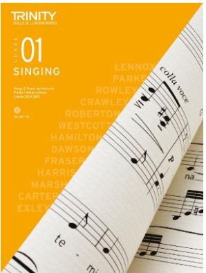 Trinity Singing Grade 1 2018 - 2021 Bk/CD