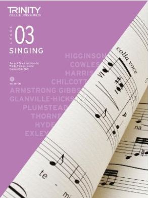 Trinity Singing Grade 3 2018 - 2021 BK/CD