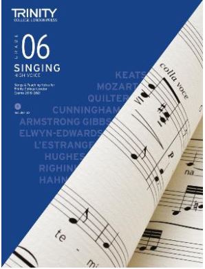 Trinity Singing Grade 6 2018 - 2021 High Voice Bk/CD