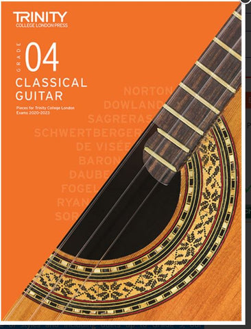 TRINITY CLASSICAL GUITAR PIECES 2020-23 GRADE 4