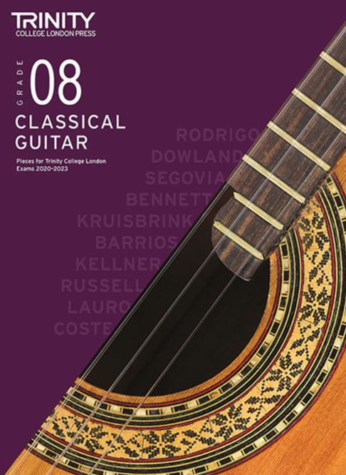 TRINITY CLASSICAL GUITAR PIECES 2020-23 GRADE8