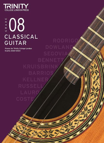 TRINITY CLASSICAL GUITAR PIECES 2020-23 GRADE8