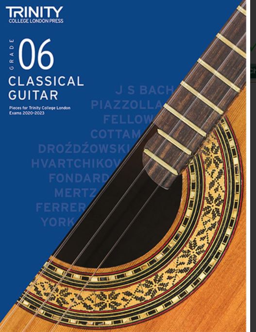 TRINITY CLASSICAL GUITAR PIECES 2020-23 GRADE 6