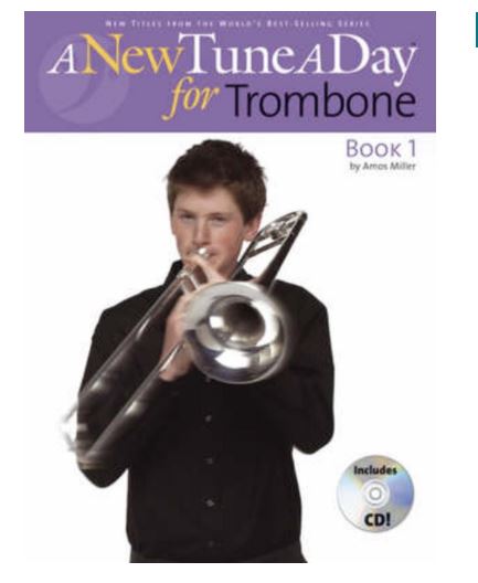 NEW TUNE A DAY TROMBONE BK 1 NEW ED BK/CD