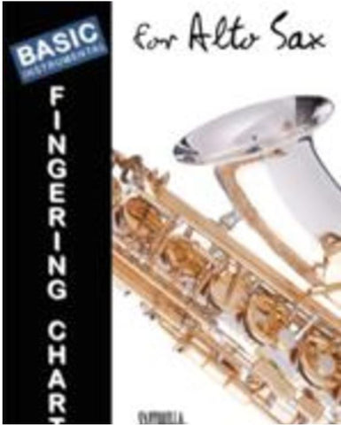 BASIC FINGERING CHART FOR ALTO SAX