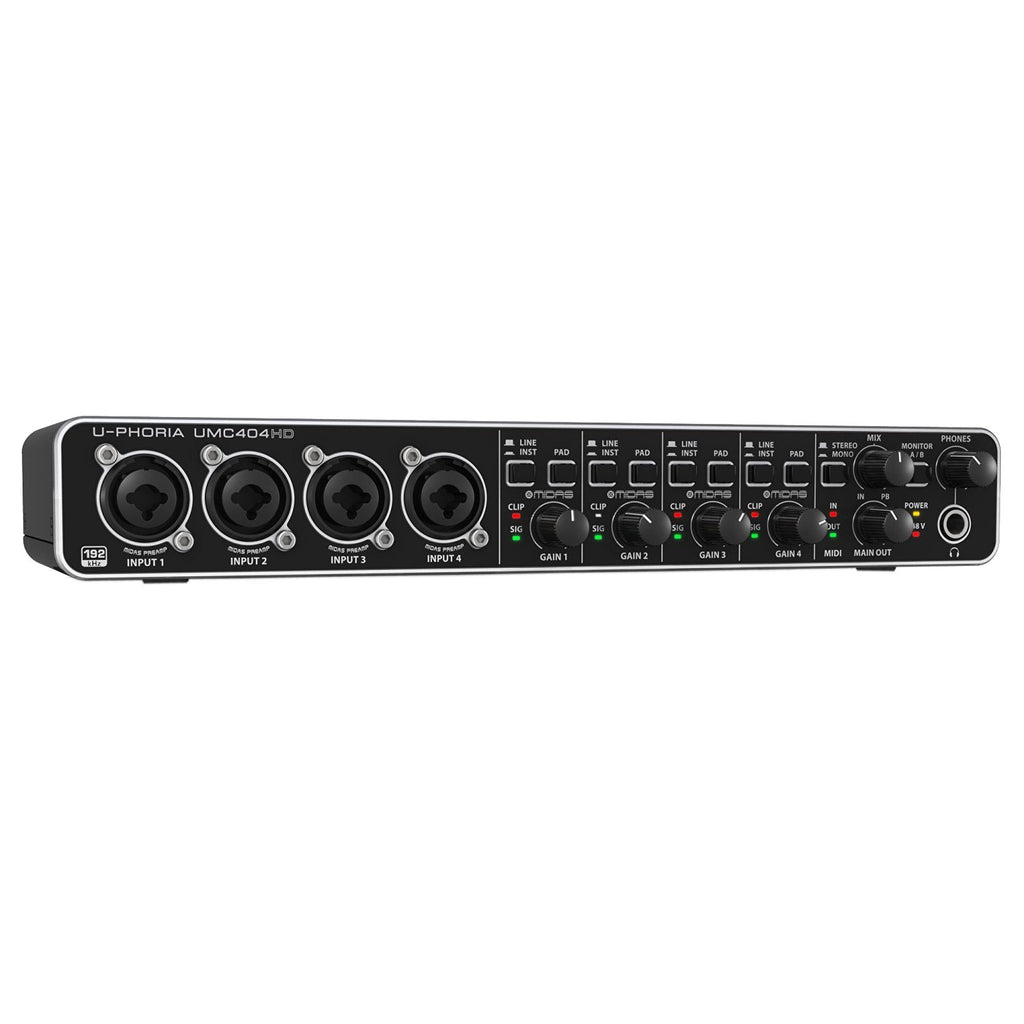 Behringer 4x4 24-Bit/192 KHZ USBAUD/Midi