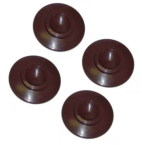 Castor Cups Yamaha Brown