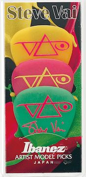 Ibanez B1000SVGPY Steve Vai GR/PK/YL Picks