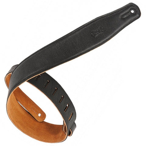 02 1/2 Inch Gtr Strap Suede Blk