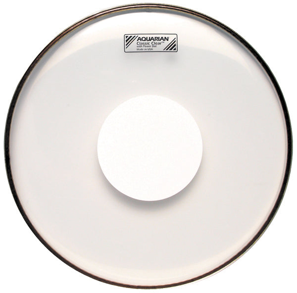 16 Inch Drum Head Clear W/Power Dot - Shearer's Music Works