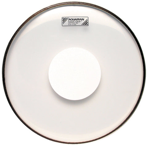 16 Inch Drum Head Clear W/Power Dot - Shearer's Music Works