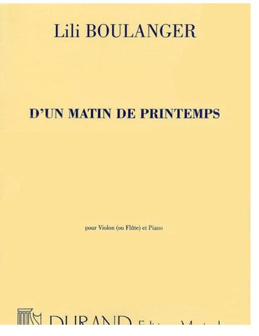 Dun Matin de Printemps Fl (Vln) Pno
