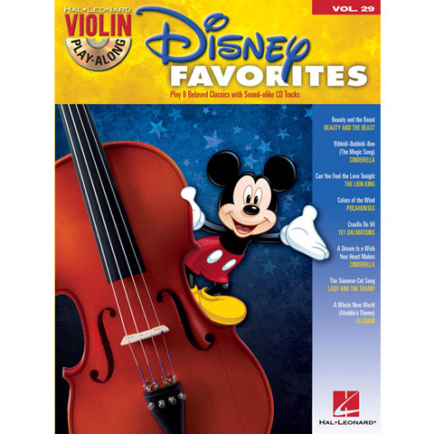 Disney Favourites Violin Play Along BK/CD